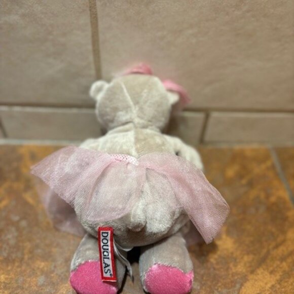 Douglas Grey Hippo Ballerina Pink Tutu Plush Stuffed Animal 2012 8" Toy - Picture 3 of 8
